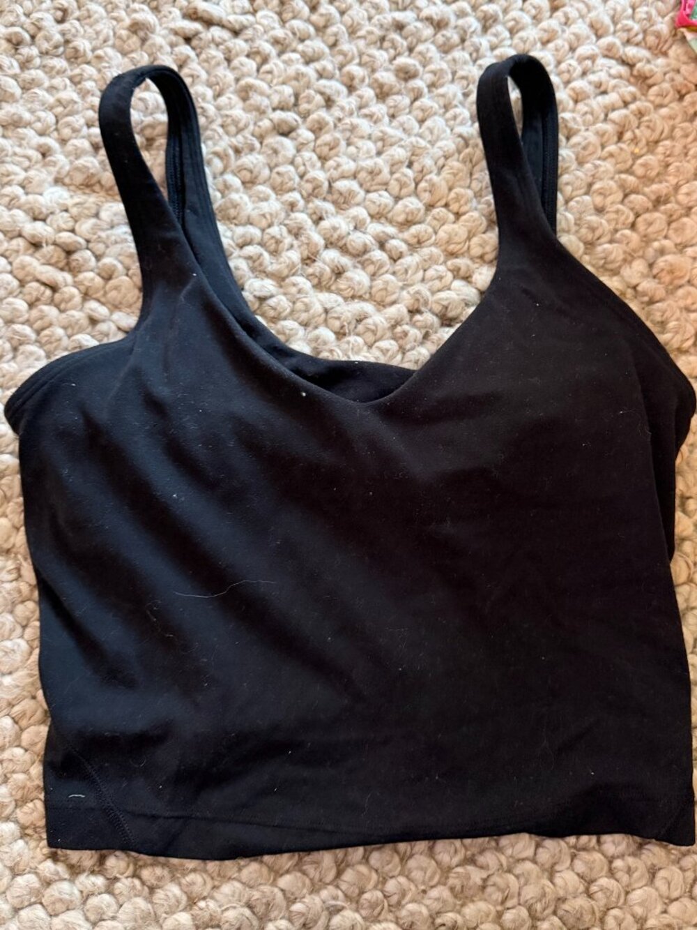 Lululemon Black Align Tank Size 4
